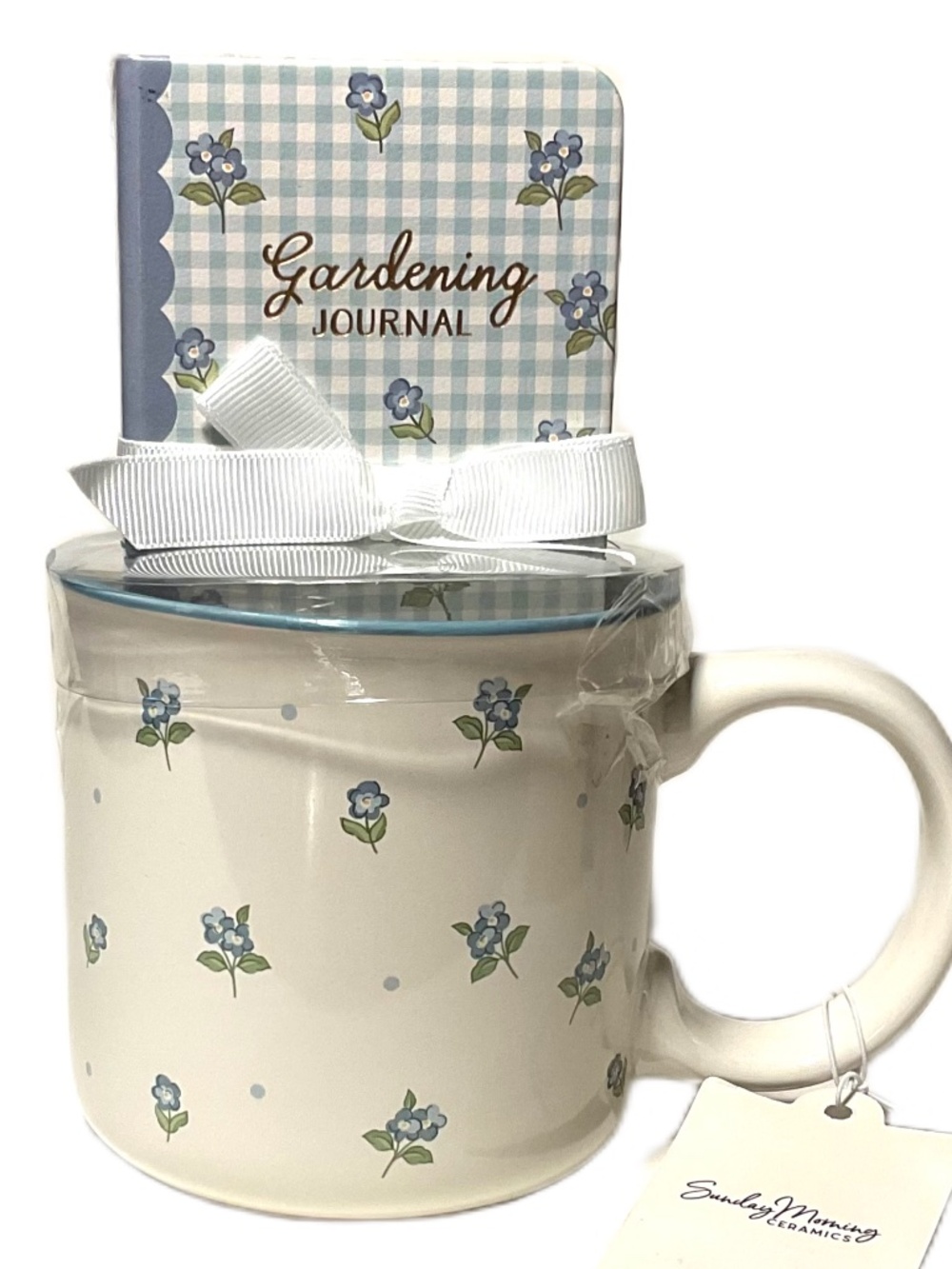 Gardening Gift Set with Camper Mug and Journal